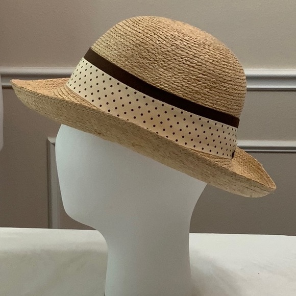 Tilley REBECCA R2 Raffia hat-Natural/Ivory/Brown - Picture 3 of 14